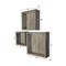 Ekena Millwork Square, Closed Back, Vintage Farmhouse Shadow Box Shelves, Barnwood Decor Collection, PK3 DECR15SBSQCBGY - alternate 5